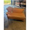 Image 1 : Vintage Tufted Love Seat 60"X32"x18" (LH Side of 3 PC Set if Wanted to Make Back to Sectional) (Cosm