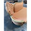 Image 7 : Vintage Tufted Love Seat 60"X32"x18" (LH Side of 3 PC Set if Wanted to Make Back to Sectional) (Cosm