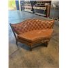 Image 2 : Vintage Tufted Curved Seat 65"X32"x18" (Center of 3 PC Set if Wanted to Make Back to Sectional) (Cos