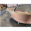 Image 8 : Vintage Tufted Curved Seat 65"X32"x18" (Center of 3 PC Set if Wanted to Make Back to Sectional) (Cos