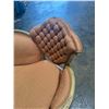 Image 9 : Vintage Tufted Love Seat 60"X32"x18" (RH Side of 3 PC Set if Wanted to Make Back to Sectional) (Cosm