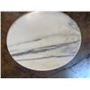 Image 10 : Marble Top Side Table with Decorative Brass Base 15"x21"