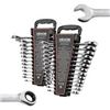 Image 5 : NIB Vevor 26PC SAE/ Metric Racheting Wrench Set Model JG0026GY