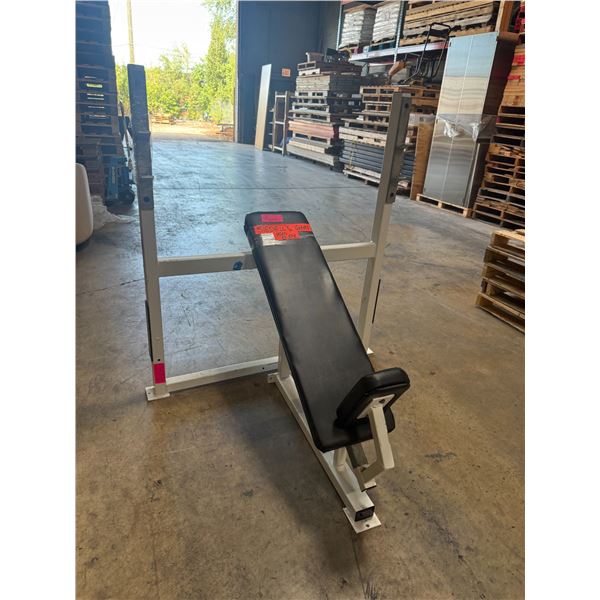 Apex 48" Wide Olympic Incline Weight Bench (Missing Bolts)