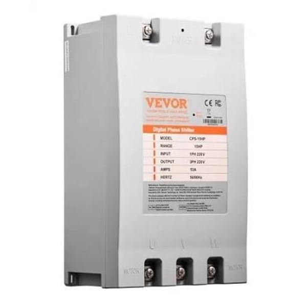 NIB Vevor 3 Phase 15HP 53A 220V Converter Model CPS-15HP