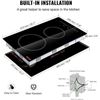 Image 6 : NIB Vevor Electric Built In Cooktop Model LT2V-39