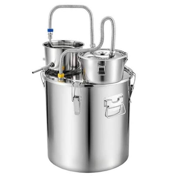 NIB Vevor Split Type Water Alcohol Still 13.2 Gallon with Submersible Aquarium Pump Model DTL-P2613-