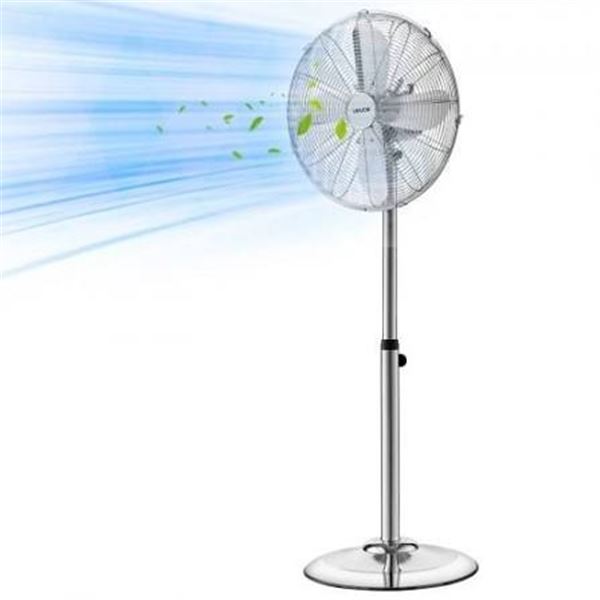 3-Speed Vevor 16" Chrome Plating Oscillating Pedestal Fan