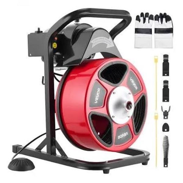 NIB Vevor 1800RPM Pipe Drain Cleaner Machine Model NA AC120V