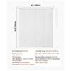 Image 7 : NIB Vevor White Panel Track Blinds Model PB-32-G1