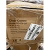 Image 2 : Case of 32PC Vevor White Chair Covers Style RD-VV-28