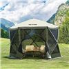 Image 1 : NIB Vevor 12FTx12FT PopUp Screened Camping Gazebo Model FY-004