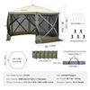 Image 6 : NIB Vevor 12FTx12FT PopUp Screened Camping Gazebo Model FY-004