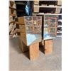 Image 3 : Pair MCM Gold Tone Floating Shelf Brackets