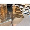 Image 6 : Pair MCM Gold Tone Floating Shelf Brackets