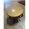 Image 3 : Gold Tone Rococo Style Table with Glass Top 28"x30"