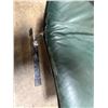 Image 11 : Saporiti Italia Green Leather and Chrome Chair (Cosmetic Wear)