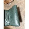 Image 14 : Saporiti Italia Green Leather and Chrome Chair (Cosmetic Wear)