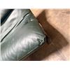 Image 16 : Saporiti Italia Green Leather and Chrome Chair (Cosmetic Wear)