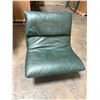 Image 2 : Saporiti Italia Green Leather and Chrome Chair (Cosmetic Wear)