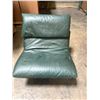 Image 3 : Saporiti Italia Green Leather and Chrome Chair (Cosmetic Wear)