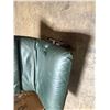 Image 5 : Saporiti Italia Green Leather and Chrome Chair (Cosmetic Wear)