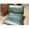 Image 6 : Saporiti Italia Green Leather and Chrome Chair (Cosmetic Wear)