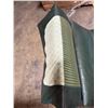 Image 8 : Saporiti Italia Green Leather and Chrome Chair (Cosmetic Wear)