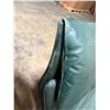 Image 9 : Saporiti Italia Green Leather and Chrome Chair (Cosmetic Wear)