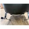 Image 15 : Saporiti Italia Green Leather and Chrome Chair (Cosmetic Wear)