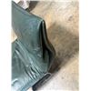 Image 5 : Saporiti Italia Green Leather and Chrome Chair (Cosmetic Wear)