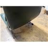 Image 6 : Saporiti Italia Green Leather and Chrome Chair (Cosmetic Wear)