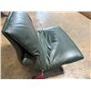 Image 8 : Saporiti Italia Green Leather and Chrome Chair (Cosmetic Wear)