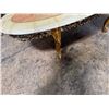 Image 5 : Signed Mueller Marble Top with Carved Base Coffee Table 59"x27"x17"