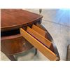 Image 10 : Williams Kimp Furniture Mahogany Curved Sideboard with Brass Rail 48"x24"x38" (Cosmetic Wear)