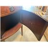 Image 14 : Williams Kimp Furniture Mahogany Curved Sideboard with Brass Rail 48"x24"x38" (Cosmetic Wear)