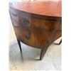 Image 18 : Williams Kimp Furniture Mahogany Curved Sideboard with Brass Rail 48"x24"x38" (Cosmetic Wear)