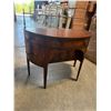 Image 1 : Williams Kimp Furniture Mahogany Curved Sideboard with Brass Rail 48"x24"x38" (Cosmetic Wear)
