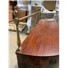 Image 23 : Williams Kimp Furniture Mahogany Curved Sideboard with Brass Rail 48"x24"x38" (Cosmetic Wear)