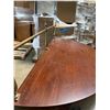 Image 24 : Williams Kimp Furniture Mahogany Curved Sideboard with Brass Rail 48"x24"x38" (Cosmetic Wear)