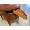 Image 9 : Williams Kimp Furniture Mahogany Curved Sideboard with Brass Rail 48"x24"x38" (Cosmetic Wear)