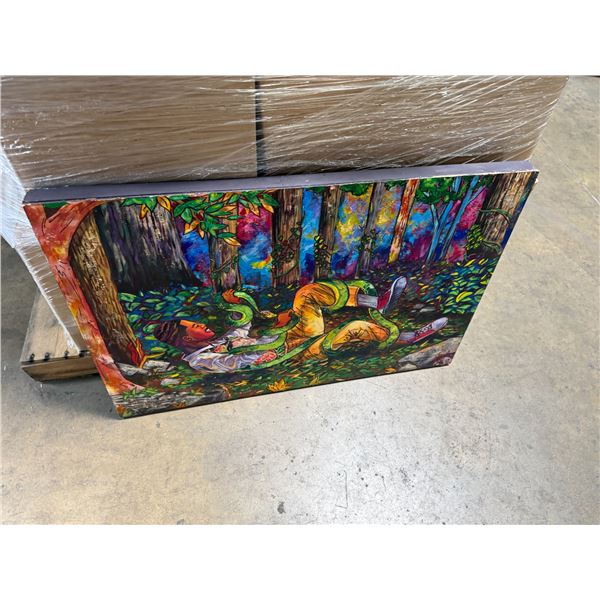 Kelly Donatarius " Epic of a Cycle Breaker" Wall Art