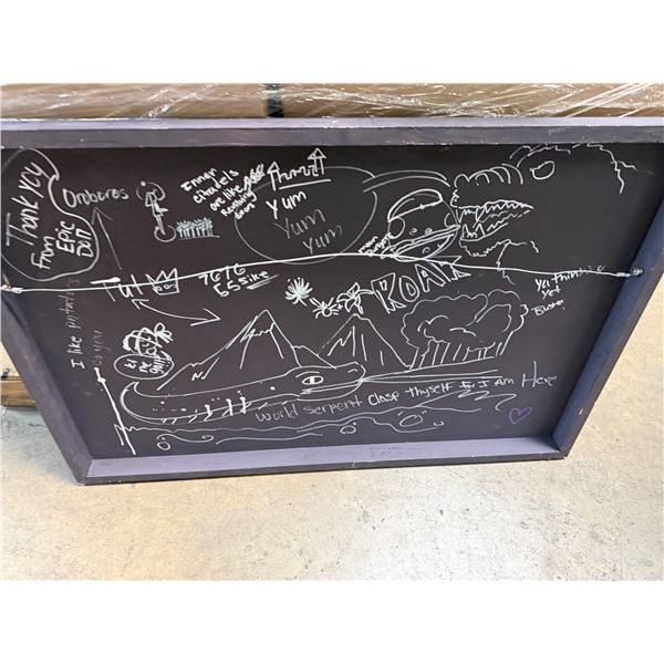Framed Chalkboard Style Wall Art