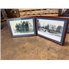 Image 1 : (2) Framed University of Pittsburgh Wall Art 36"x26"