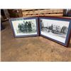 Image 2 : (2) Framed University of Pittsburgh Wall Art 36"x26"