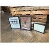 Image 1 : (3) Assorted Size Framed Wall Art