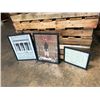 Image 2 : (3) Assorted Size Framed Wall Art
