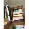 Image 2 : (4) Boxes of Assorted Office Supplies, Desk Organizers, Lamps and More Used for Filming