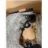 Image 11 : (4) Boxes of Assorted Office Supplies, Lamp Shades and More Used for Filming