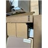 Image 4 : (4) Boxes of Assorted Office Supplies, Lamp Shades and More Used for Filming